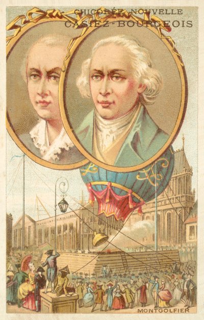 Die Brüder Montgolfier von French School