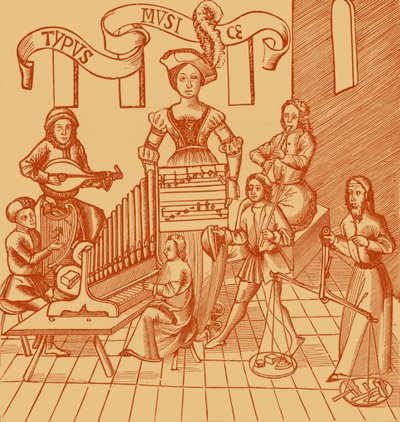 Die Personifikation der Musik von French School