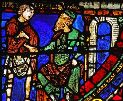 Das Fenster des verlorenen Sohnes: bittet um Arbeit von French School
