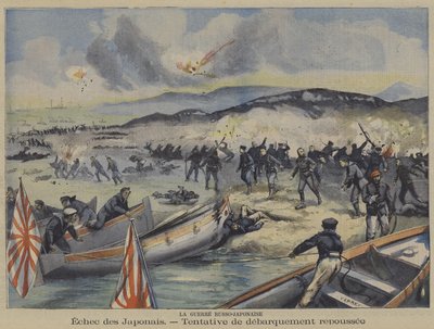 Der Russisch-Japanische Krieg: Ein versuchtes Landen japanischer Truppen wird abgewehrt von French School