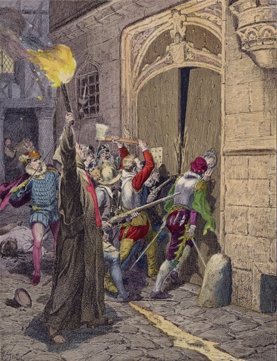Das Massaker am Bartholomäustag, Paris von French School