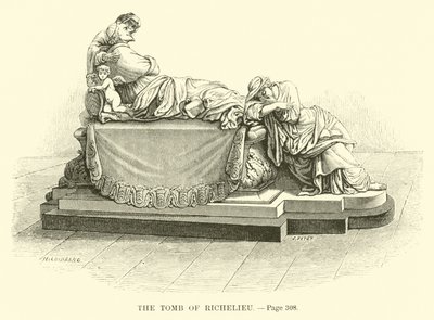 Das Grab von Richelieu von French School