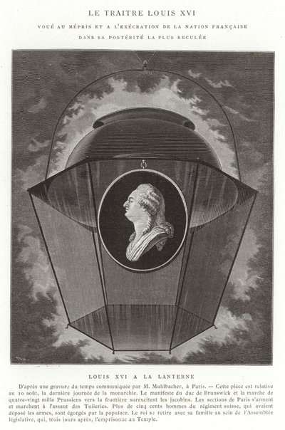 Der Verräter Ludwig XVI., Französische Revolution von French School