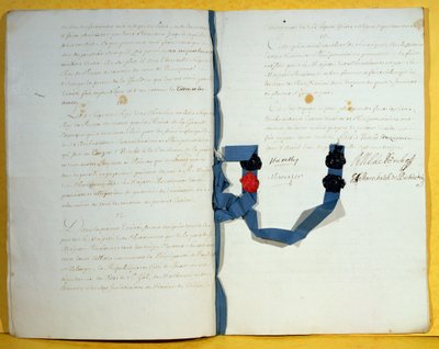 Der Vertrag von Utrecht, 11. April 1713 von French School