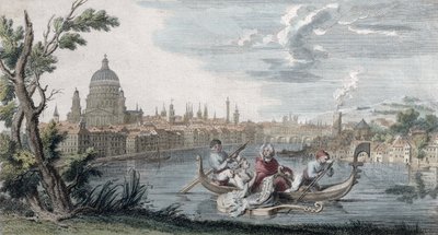 Der Triumph des modernen Geschmacks, gewidmet Signora Faustina Bordoni, graviert von Venerys, ca. 1727 von French School