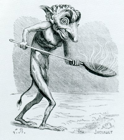 Der Ukobach, Illustration aus dem Dictionnaire Infernal von Jacques Albin Simon Collin de Plancy von French School