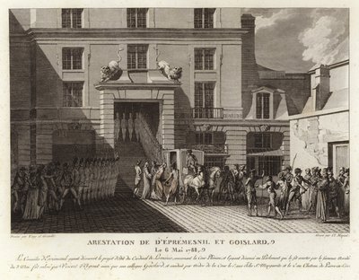 Die Verhaftung von Jean-Jacques Duval d