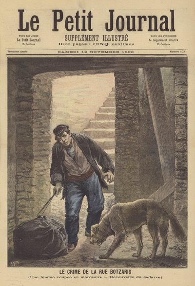 Das Verbrechen in der Rue Botzaris von French School