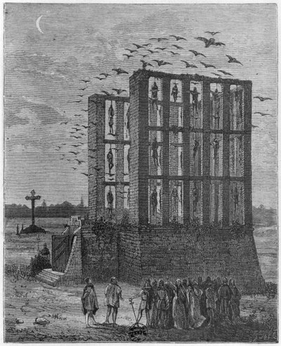 Der Galgen von Montfaucon von French School