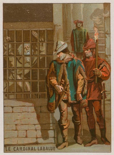 Die Inhaftierung von Kardinal Jean Balue von French School