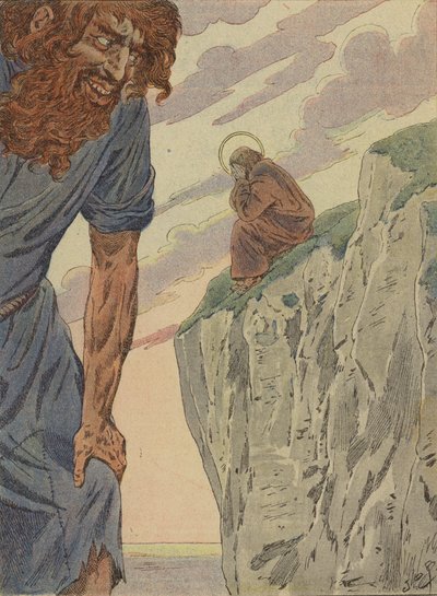 Die Legende von St. Lawrence und dem Riesen Finn von French School