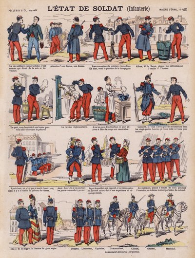 Das Leben eines französischen Infanteriesoldaten von French School
