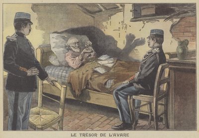 Der Schatz des Geizhalses von French School