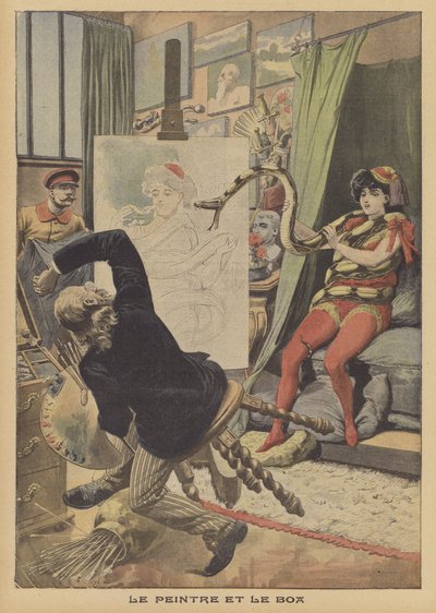 Der Maler und die Boa Constrictor von French School