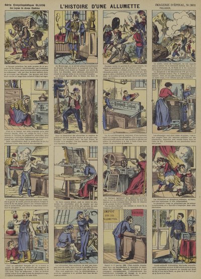Die Geschichte eines Streichholzes von French School