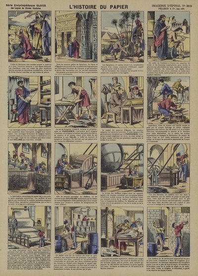 Die Geschichte des Papiers von French School
