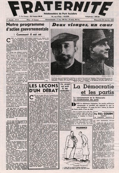 Das Untergrundleben der Sozialistischen Partei von French School