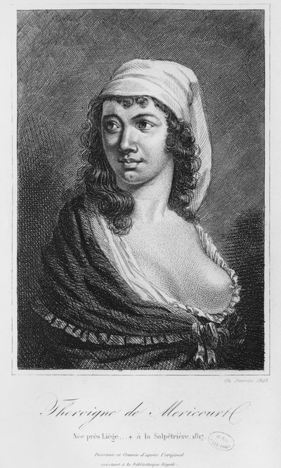 Theroigne de Mericourt, graviert von Charles Devrits, 1845 von French School