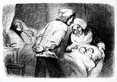 Titelseite von Die kleine Fadette von George Sands, 1852 von French School