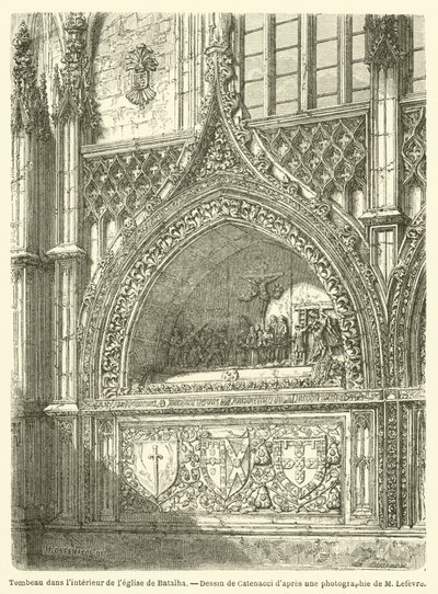 Grab in der Kirche von Batalha von French School