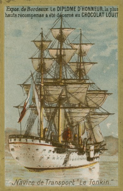 Transportschiff Le Tonkin von French School