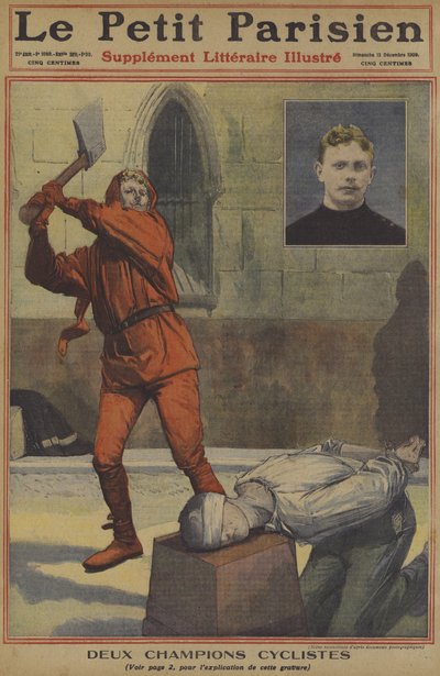 Zwei Meisterradfahrer von French School