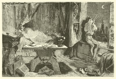 Tycho Brahe misst die Entfernung, die die Sterne trennt von French School