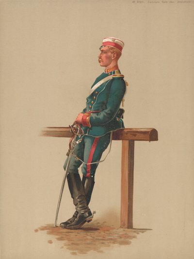 Ulan, Sächsische Garde-Ulan, Unteroffizier von French School