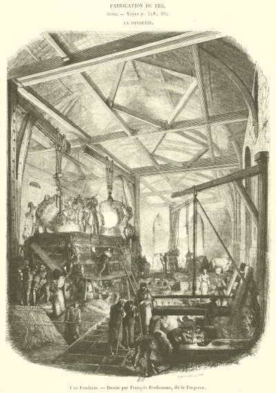 Eine Gießerei von French School