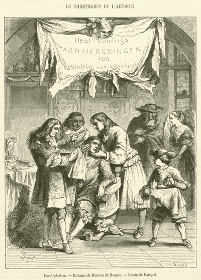 Eine Operation (Gravur) von French School
