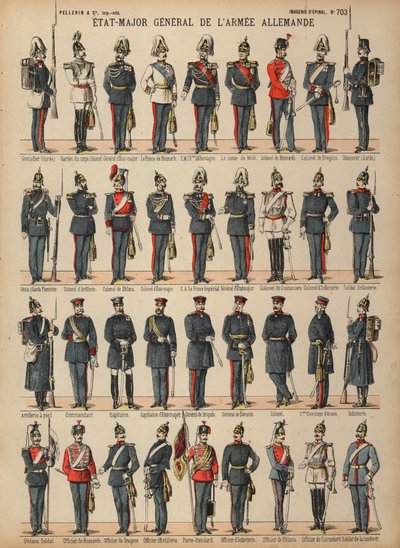 Uniformen der deutschen Armee von French School