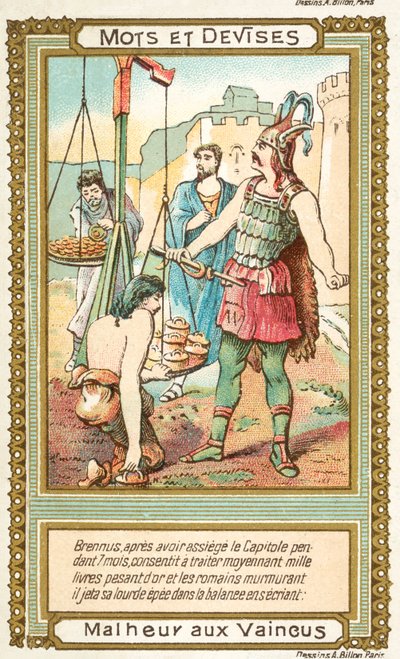 Vae Victis (Wehe den Besiegten) von French School