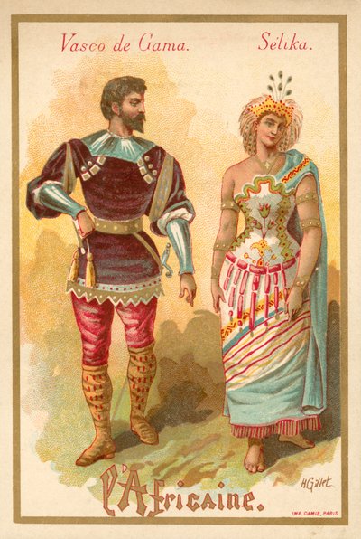 Vasco da Gama und Selika, aus Giacomo Meyerbeers Oper L