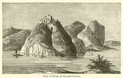 Ansicht von Ibrim, heute (Gravur) von French School