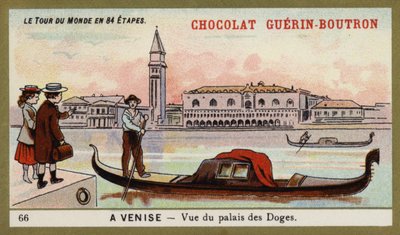 Blick auf den Dogenpalast, Venedig von French School