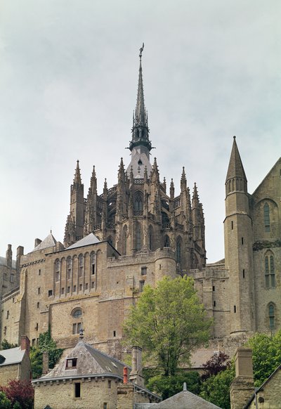 Ansicht des Chors der Abtei, 1450-1521 von French School