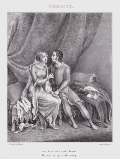Vignette (Litho) von French School