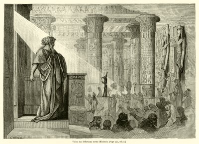 Vision der verschiedenen Arten von Götzendienst von French School