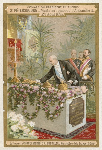 Besuch des Französischen Präsidenten Felix Faure in Russland, 24. August 1897 von French School