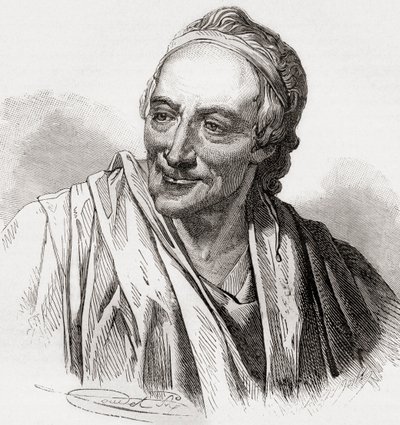 Voltaire, aus Histoire de France, veröffentlicht ca. 1880 von French School