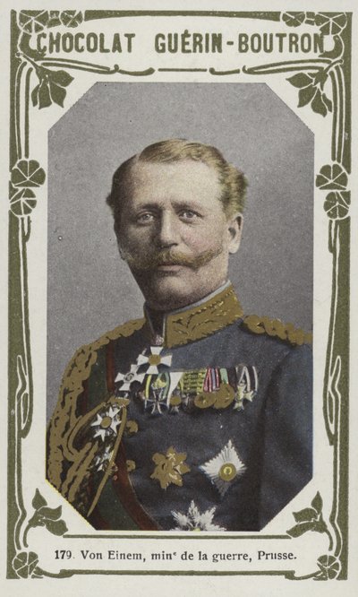 Von Einem, Kriegsminister von Preußen von French School
