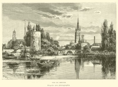 Ansicht von Brügge von French School