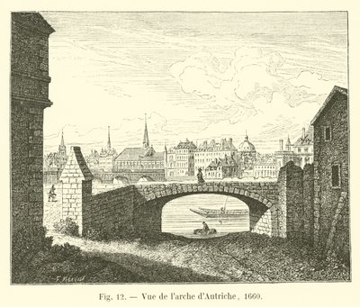 Ansicht des Bogens von Österreich, 1660 von French School