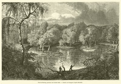 Ansicht des Murray während der Hochwasser von French School