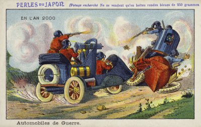 Kriegsautomobile im Jahr 2000 von French School