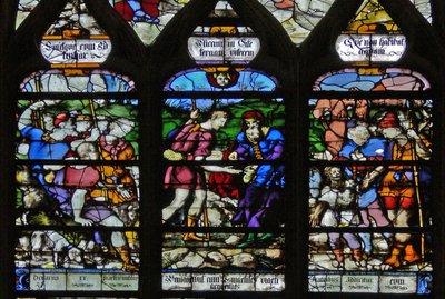 Fenster w109, Joseph wird von seinen Brüdern verkauft von French School