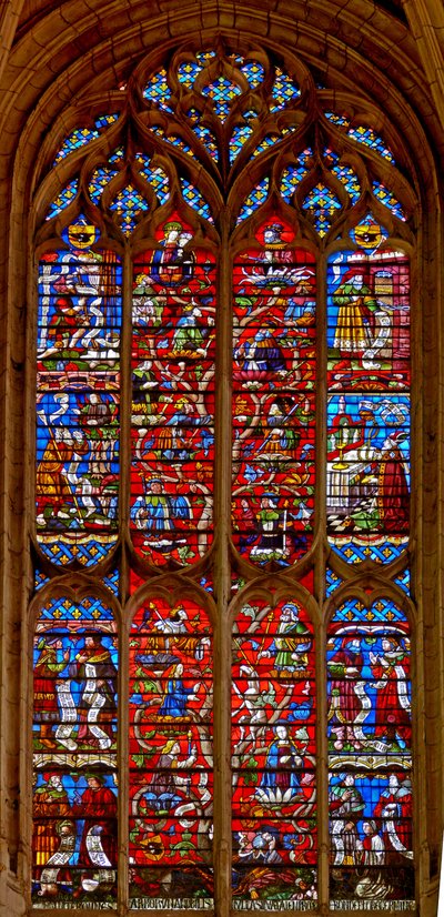Fenster w116 zeigt den Baum Jesse von French School