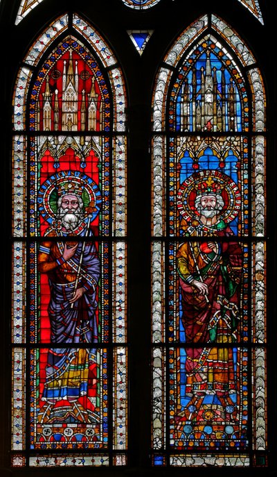 Kaiser Heinrich von Bamberg und Friedrich Barbarossa von French School