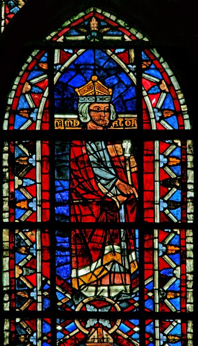Fenster w207, Kaiser Heinrich I. von Konstantinopel darstellend von French School