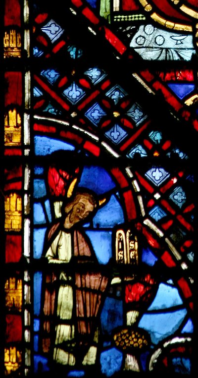 Moses mit den Gesetzestafeln von French School